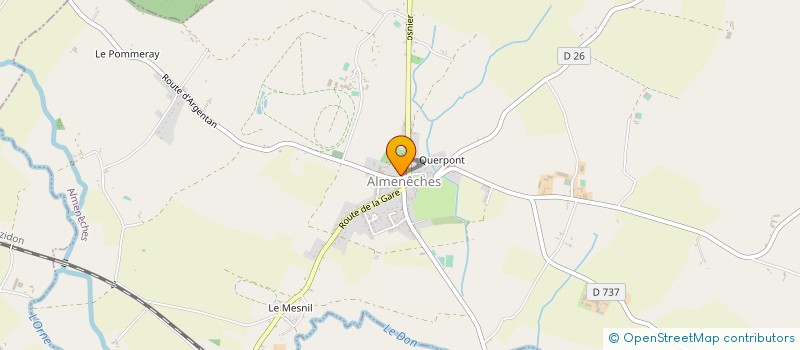 localisation de l'entreprise COMMUNE D'ALMENECHES à ALMENECHES