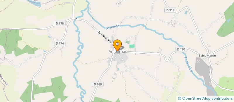 localisation de l'entreprise COMMUNE D AMBERNAC à AMBERNAC