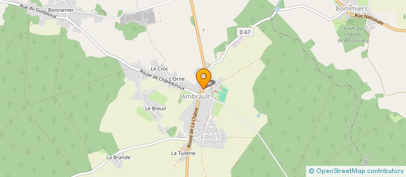 localisation de l'entreprise COMMUNE D'AMBRAULT à AMBRAULT