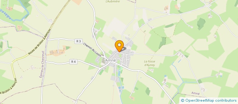 localisation de l'entreprise COMMUNE D'AMNE  AMNE