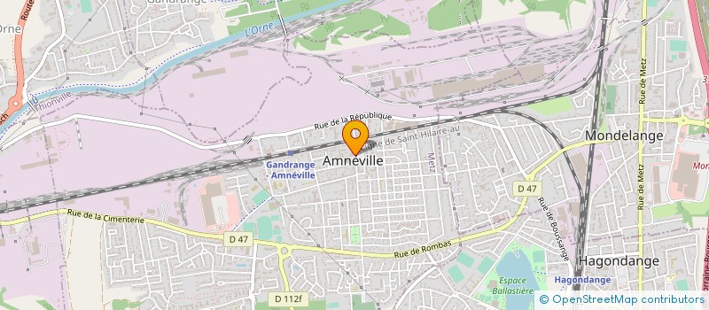 localisation de l'entreprise COMMUNE D AMNEVILLE  AMNEVILLE