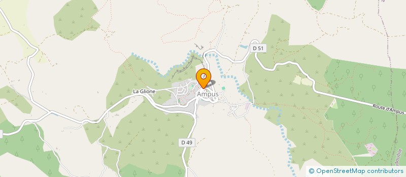 localisation de l'entreprise COMMUNE D AMPUS à AMPUS