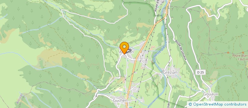 localisation de l'entreprise COMMUNE D ANCIZAN  ANCIZAN