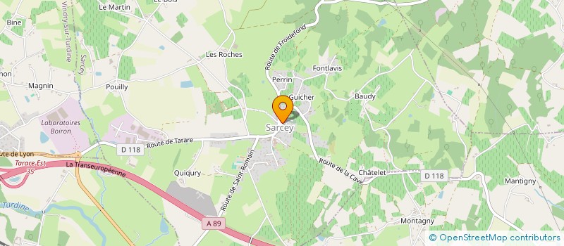 localisation de l'entreprise COMMUNE D ANCY à ANCY