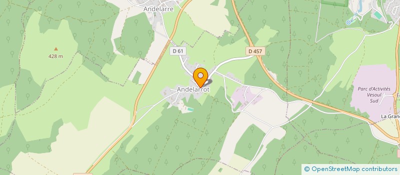 localisation de l'entreprise COMMUNE D ANDELARROT  ANDELARROT