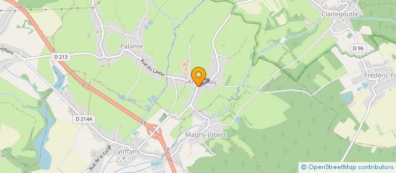 localisation de l'entreprise COMMUNE D ANDORNAY  ANDORNAY