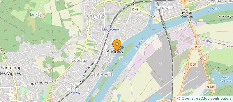 localisation de l'entreprise COMMUNE D ANDRESY à ANDRESY