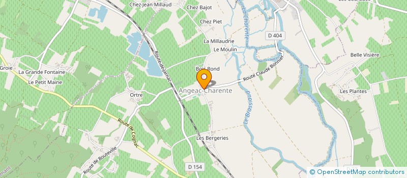 localisation de l'entreprise COMMUNE D ANGEAC CHARENTE à ANGEAC-CHARENTE