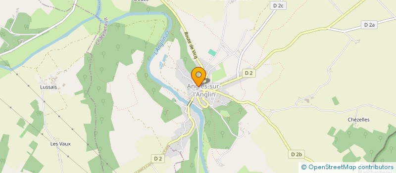 localisation de l'entreprise COMMUNE D ANGLES SUR L ANGLIN  ANGLES-SUR-L'ANGLIN
