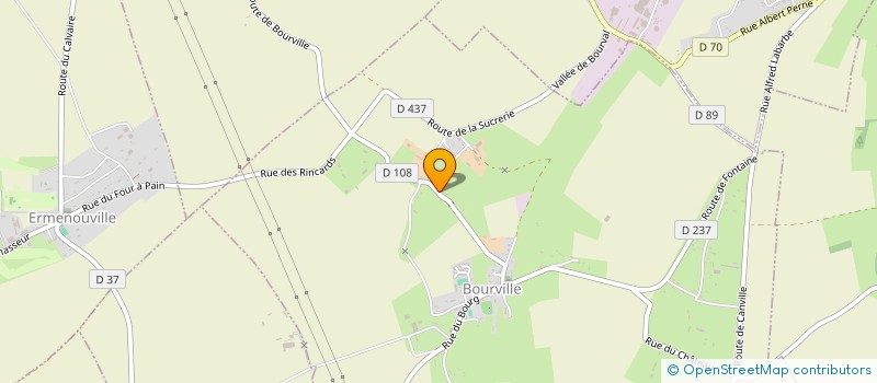 localisation de l'entreprise COMMUNE D'ANGLESQUEVILLE LA BRAS LONG  ANGLESQUEVILLE-LA-BRAS-LONG