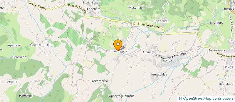 localisation de l'entreprise COMMUNE D ANHAUX  ANHAUX