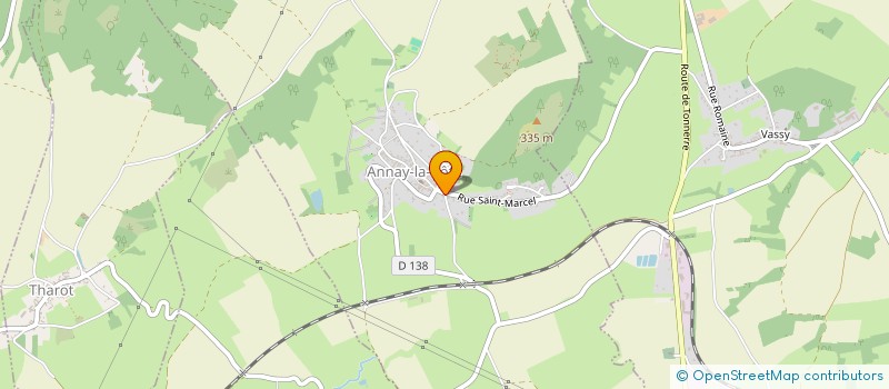 localisation de l'entreprise COMMUNE D'ANNAY LA COTE à ANNAY-LA-COTE