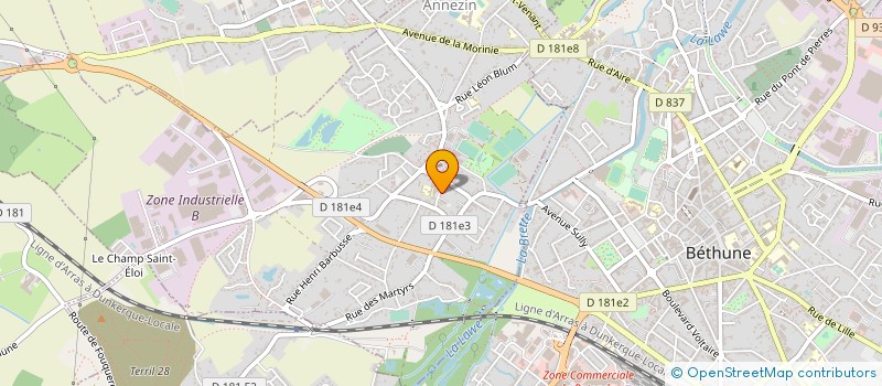 localisation de l'entreprise COMMUNE D'ANNEZIN à ANNEZIN