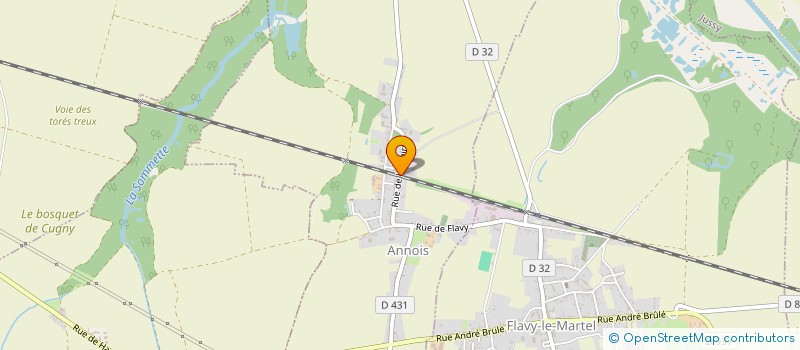 localisation de l'entreprise COMMUNE D'ANNOIS à ANNOIS