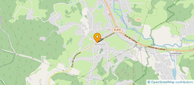 localisation de l'entreprise COMMUNE D ANOULD  ANOULD