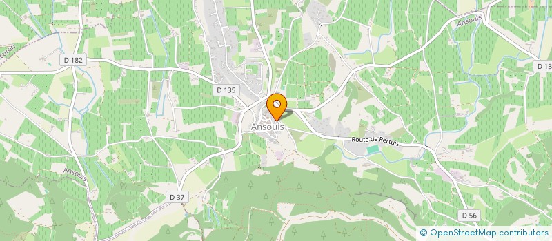 localisation de l'entreprise COMMUNE D ANSOUIS à ANSOUIS
