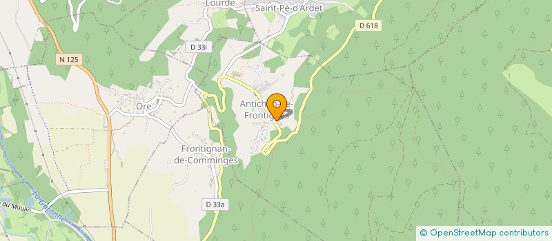 localisation de l'entreprise COMMUNE D ANTICHAN DE FRONTIGNES à ANTICHAN-DE-FRONTIGNES