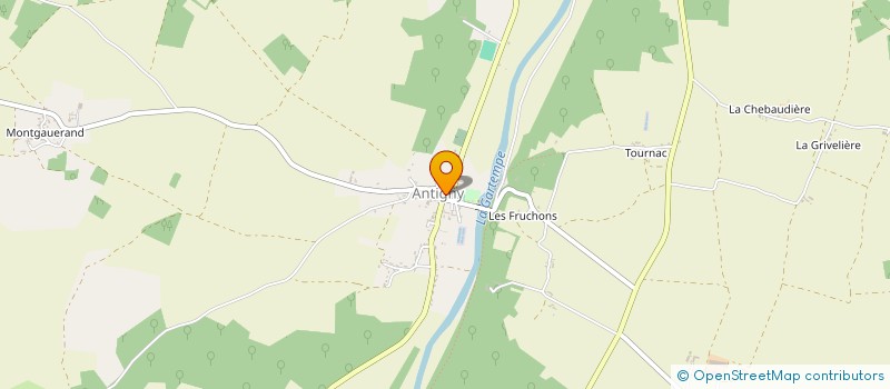 localisation de l'entreprise COMMUNE D ANTIGNY  ANTIGNY