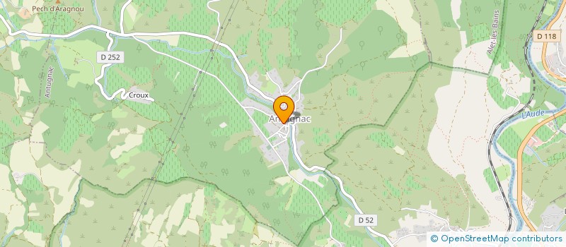 localisation de l'entreprise COMMUNE D ANTUGNAC  ANTUGNAC