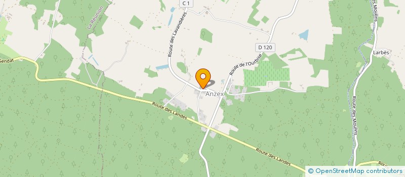 localisation de l'entreprise COMMUNE D ANZEX  ANZEX