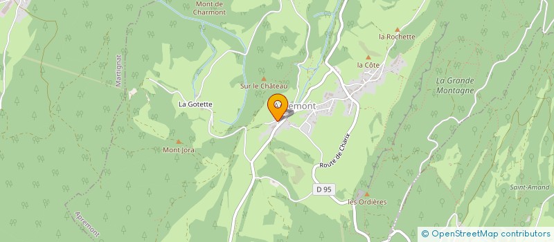 localisation de l'entreprise COMMUNE D APREMONT à APREMONT