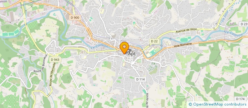localisation de l'entreprise COMMUNE D APT à APT