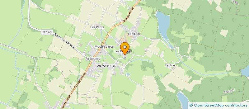 localisation de l'entreprise COMMUNE D ARBIGNY à ARBIGNY