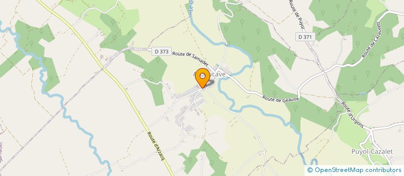 localisation de l'entreprise COMMUNE D ARBOUCAVE  ARBOUCAVE