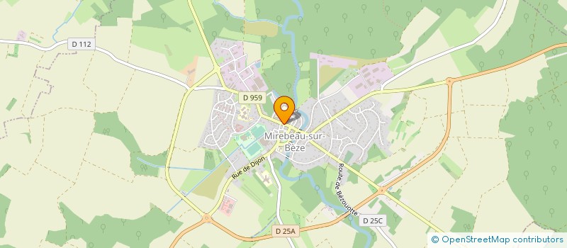 localisation de l'entreprise COMMUNE D ARCEAU à ARCEAU