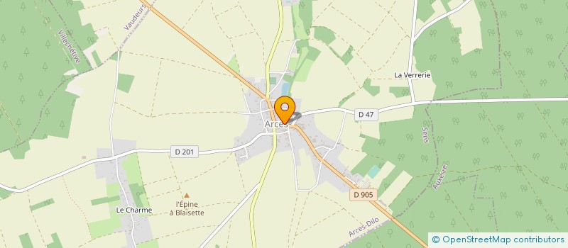 localisation de l'entreprise COMMUNE D ARCES DILO à ARCES-DILO