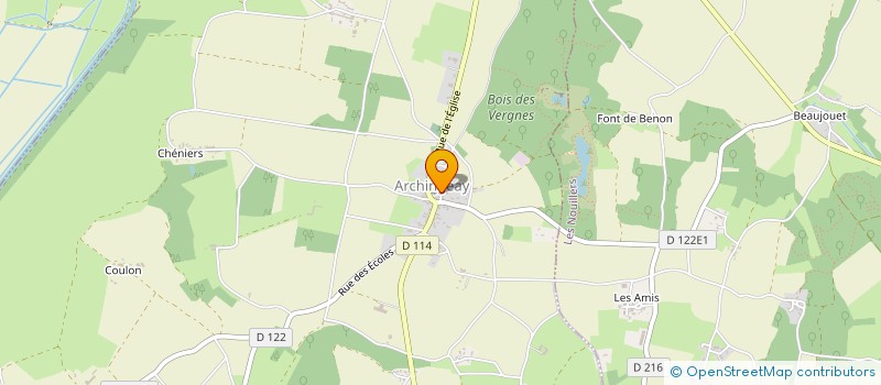 localisation de l'entreprise COMMUNE D ARCHINGEAY  ARCHINGEAY