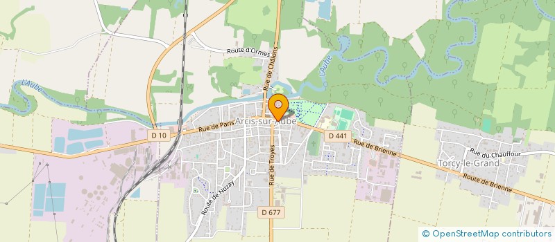 localisation de l'entreprise COMMUNE D'ARCIS SUR AUBE à ARCIS-SUR-AUBE