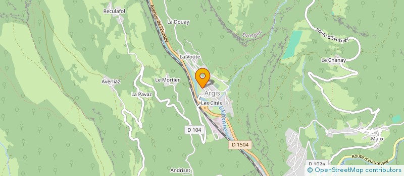 localisation de l'entreprise COMMUNE D ARGIS à ARGIS
