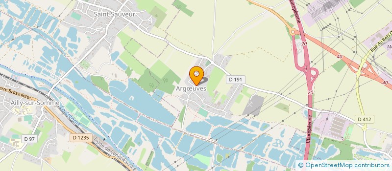 localisation de l'entreprise COMMUNE D'ARGOEUVES à ARGŒUVES