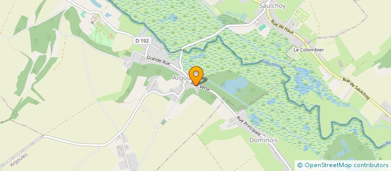 localisation de l'entreprise COMMUNE D'ARGOULES  ARGOULES