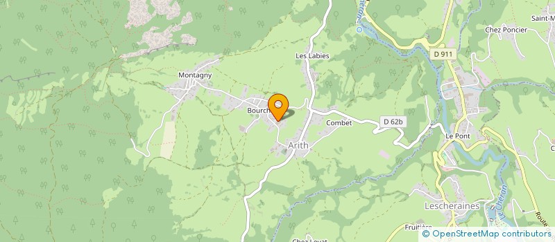 localisation de l'entreprise COMMUNE D ARITH  ARITH