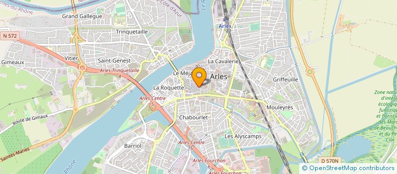 localisation de l'entreprise COMMUNE D ARLES à ARLES