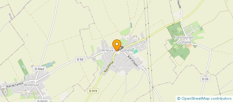 localisation de l'entreprise COMMUNE D'ARLEUX EN GOHELLE  ARLEUX-EN-GOHELLE