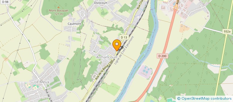 localisation de l'entreprise COMMUNE D'ARMANCOURT  ARMANCOURT