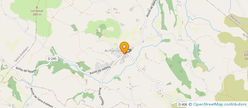 localisation de l'entreprise COMMUNE D ARMENDARITS  ARMENDARITS