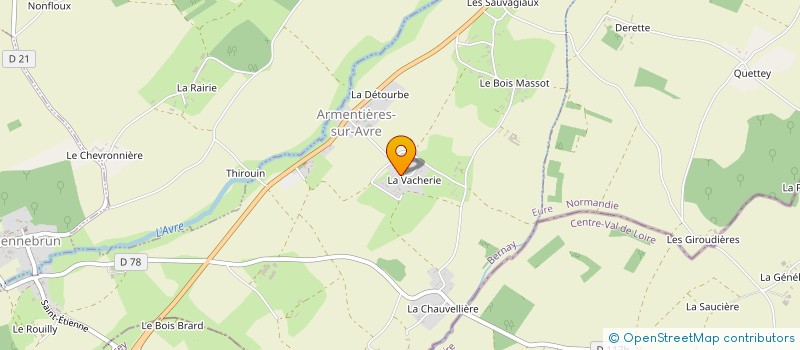 localisation de l'entreprise COMMUNE D'ARMENTIERES SUR AVRE à ARMENTIERES-SUR-AVRE