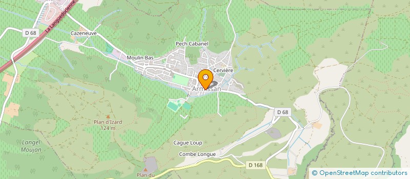 localisation de l'entreprise COMMUNE D ARMISSAN à ARMISSAN