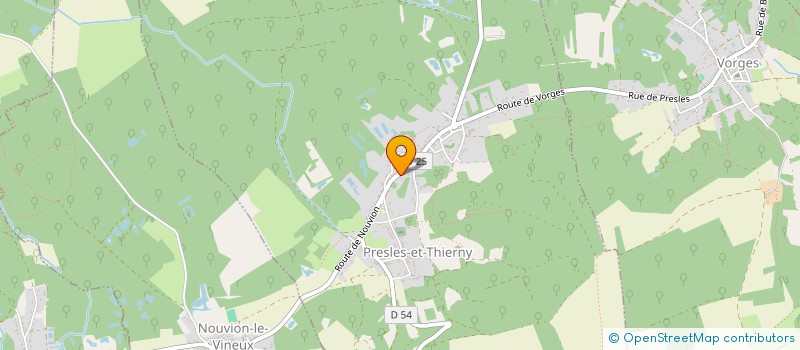 localisation de l'entreprise COMMUNE D'ARRANCY  ARRANCY