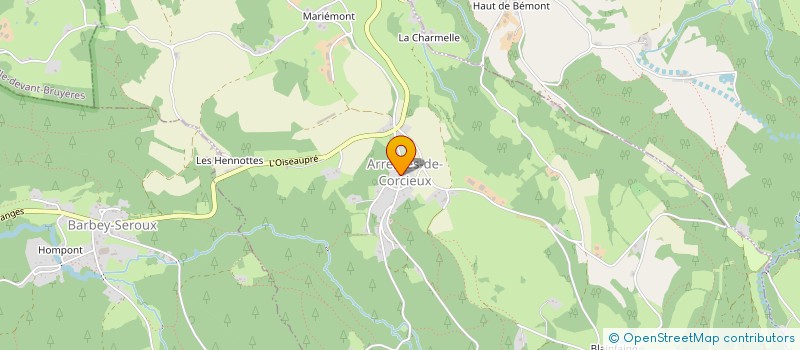 localisation de l'entreprise COMMUNE D ARRENTES DE CORCIEUX à ARRENTES-DE-CORCIEUX
