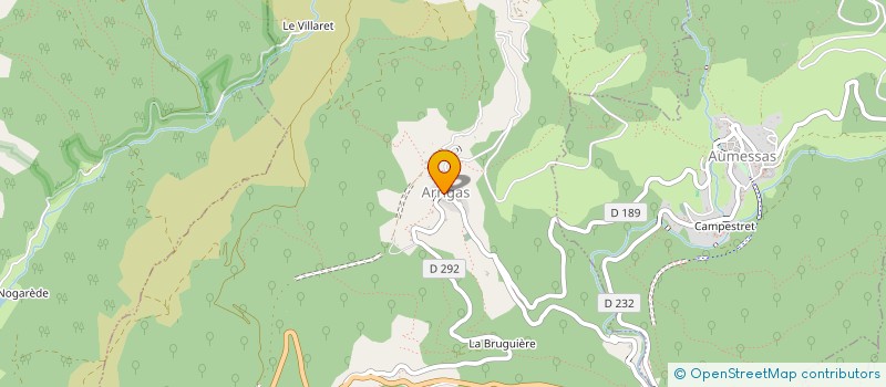 localisation de l'entreprise COMMUNE D ARRIGAS  ARRIGAS