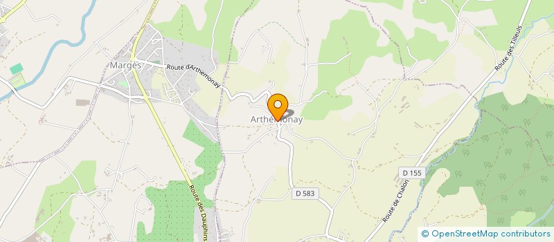 localisation de l'entreprise COMMUNE D ARTHEMONAY à ARTHEMONAY