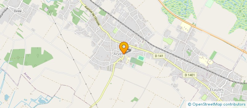 localisation de l'entreprise COMMUNE D ARVERT  ARVERT