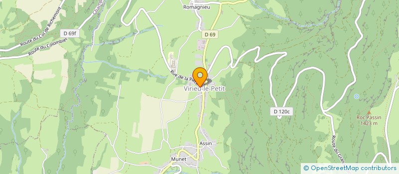 localisation de l'entreprise COMMUNE D'ARVIERE-EN-VALROMEY  ARVIERE-EN-VALROMEY