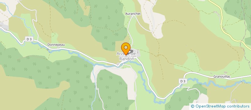 localisation de l'entreprise COMMUNE D ARZENC-DE-RANDON  ARZENC-DE-RANDON