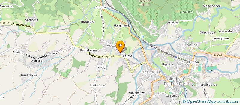 localisation de l'entreprise COMMUNE D ASCARAT  ASCARAT